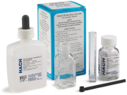 Das Hach 5B Härte-Test-Kit enthält alle Geräte und Reagenzien für 100 Gesamt-Härte Messungen in mg/L