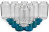 Set bestehend aus (8) 950 mL Glasflaschen mit Verschluss (PTFE-Auskleidung)