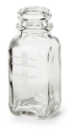 Misch-/Dosierflasche, Glas, 6 Stück