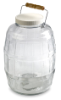 10 L Probenflasche, Glas, PTFE-beschichteter Verschluss
