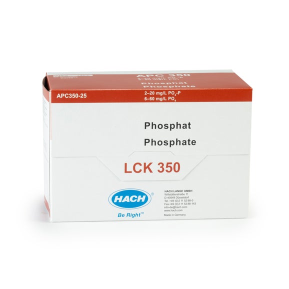 Phosphat (ortho/gesamt) Küvetten-Test 2,0-20,0 mg/L PO₄-P, 25 Bestimmungen, Hach Deutschland – Übersicht