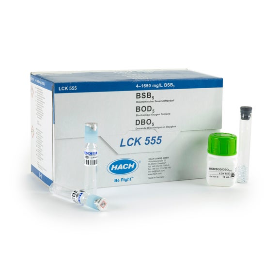 BSB₅ Küvetten-Test 4-1650 mg/L O₂, 39 Bestimmungen